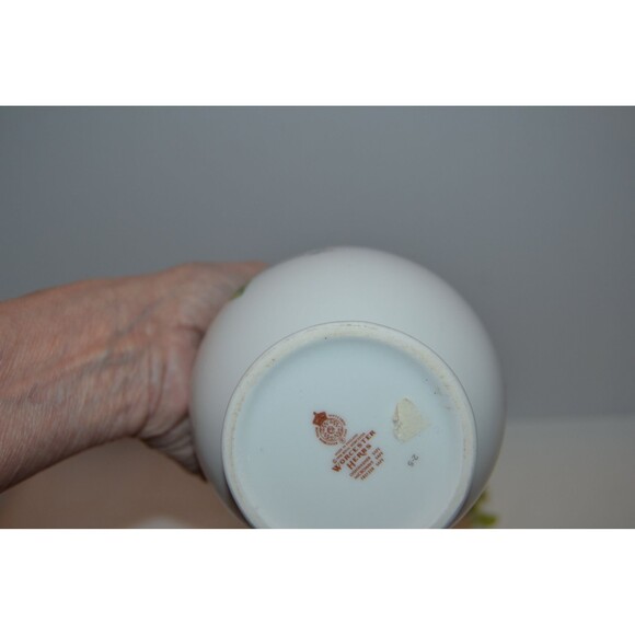 Vintage Vase Worcester Herbs England Wild Thyme Jardeniere - Picture 6 of 6